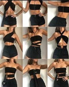 Top Mil Usos Con Argolla Lycra Premium Dama Noche Infinito (72) - comprar online