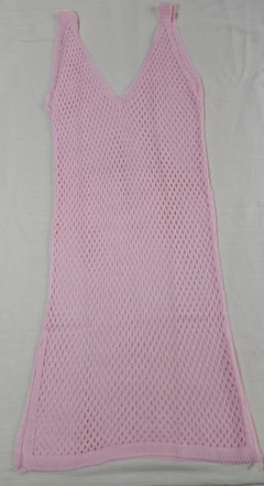 Vestido Calado Playero Mujer Varios Colores Hilo Tejido (114) - tienda online