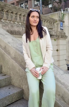 Mono Enterito Largo Enterizos Lino Mujer Linea Premium (461)
