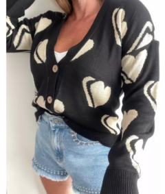 Saquito Bremmer Cardigan Mujer Hilo Estampado Premium (606) - tienda online
