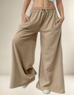 Pantalon Maxi Palazzo Darlon Gamuzado 2 Al 5 Mujer Jogging (615)