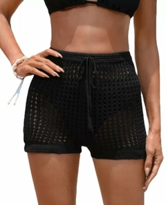 Short Mujer Hilo Calado Playero Verano Calidad Premium (495) - tienda online