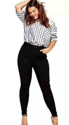 Pantalon Jean Mujer Elastizado Talles Especiales Chupin (28)