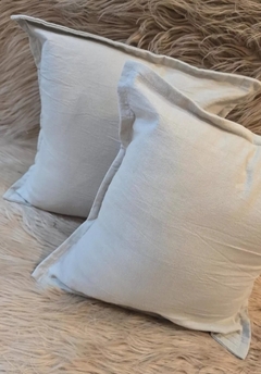 Pack X2 Almohadones Tussor Relleno Vellon Siliconado Premium (579) - comprar online