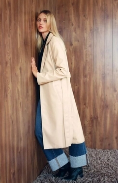 Tapado Largo Paño Premium Mujer Sobretodo Abrigo Trench (376) - tienda online