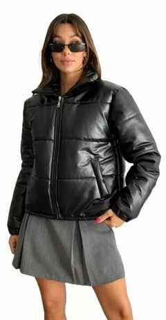 Campera Puffer Engomada Premium Camperon Mujer Abrigo (231)