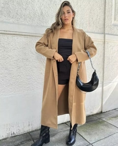 Tapado Largo Paño Premium Mujer Sobretodo Abrigo Trench (376) en internet