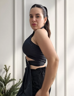 Top Mil Usos Con Argolla Lycra Premium Dama Noche Infinito (72)