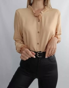 Camisa Cuello Volado Mujer Talle 2 A 5 Varios Colores (440) - comprar online