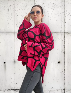 Sweater Amplio Animal Print Premium Mujer Pullover (603) - comprar online