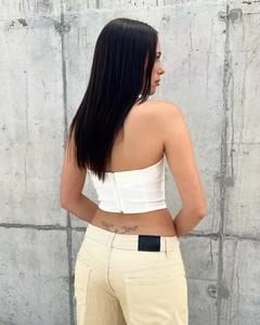 Imagen de Corset Top Bengalina Con Cierre Ballenas Talles Y Colores (96)