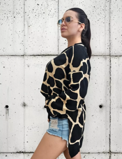 Sweater Amplio Animal Print Premium Mujer Pullover (603) - tienda online
