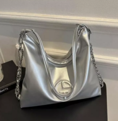 Cartera Importada Detalle De Cadena Mujer Bolso Fiesta (609)