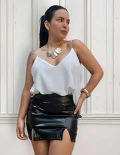 Blusa Musculosa Tiritas Finas Elegante Brillos Mujer (591) en internet