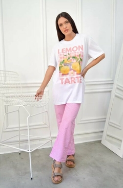 Remera Remeron Oversize Estampado Limon Mujer Premium (504) - BAKMOR