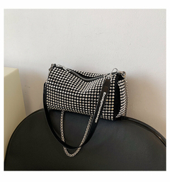 Mini Bag Strass Importado Bolso Cartera Brillos Correa Dama (224) - BAKMOR