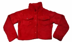 Campera Chaqueta Cargo De Piel Premium Con Botones (473) en internet
