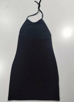 Vestido Gliter Espalda Descubierta Dama Elastizado Premium (402)
