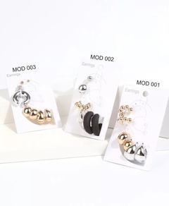Set De Aros 3 Pares Minimalista Tendencia (578) - comprar online