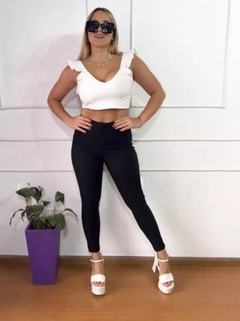 Pantalon Cintura Avispa Pinzado Sastrero Bengalina Mujer (426) - tienda online