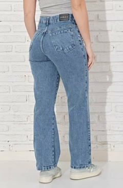 Pantalon Jean Recto Rigido Mujer 36 A 46 Tendencia (585) - comprar online