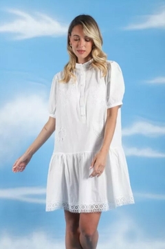 Vestido Largo Importado Brodery Mujer Bordado (536) - tienda online