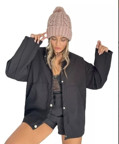 Campera Abrigo Paño Oversize Camperon Mujer Premium Bakmor (377)