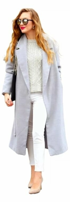 Tapado Largo Paño Premium Mujer Sobretodo Abrigo Trench (376) - comprar online