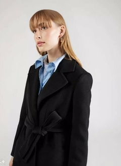 Tapado Mediano Paño Premium Mujer Sobretodo Abrigo Trench (386)