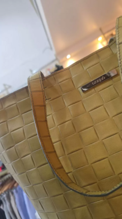 Cartera Blaque Grande Cuero Trenzado Bolso (595) en internet