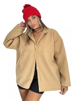 Campera Abrigo Paño Oversize Camperon Mujer Premium Bakmor (377) - BAKMOR