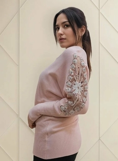 Sweater Importado Mangas Bordadas Bremmer Mujer (620) - BAKMOR