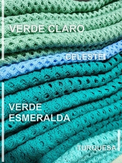 Vestido Calado Playero Mujer Varios Colores Hilo Tejido (114) - comprar online
