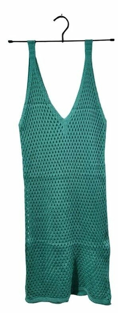 Vestido Calado Playero Mujer Varios Colores Hilo Tejido (114) en internet