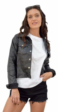 Campera Media Estacion Chaqueta Engomada Mujer Liviana (498)