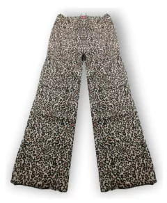 Pantalon Gabardina Wide Leg Palazzo Mujer Animal Print (458)