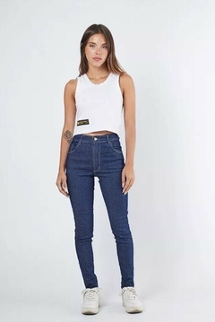 Pantalon Jean Mujer Elastizado Tiro Alto Calidad Premium (27) - BAKMOR