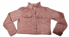 Campera Chaqueta Cargo De Piel Premium Con Botones (473) - tienda online