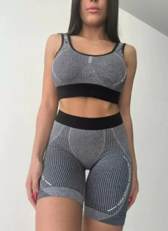 Conjunto Deportivo Importado 2 Piezas Mujer Top Y Biker (457) - comprar online