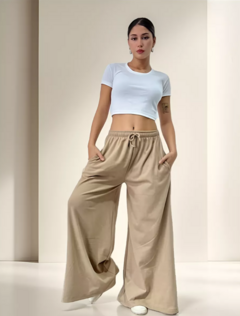 Pantalon Maxi Palazzo Darlon Gamuzado 2 Al 5 Mujer Jogging (615) - comprar online