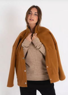 Campera Abrigo Paño Oversize Camperon Mujer Premium Bakmor (377)