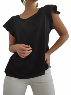 Imagen de Remera Manga Volados Mujer Varios Talles Y Colores Bakmor (383)