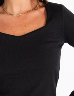 Camiseta Manga Larga Remera Morley Mujer Premium Elastizada (612) - tienda online