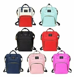 Mochila Bolso Maternal Importada Impermeable Compartimentos (167)
