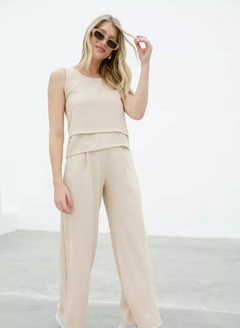 Pantalon Palazzo Sastrero Ancho Cey Mujer (507) - tienda online