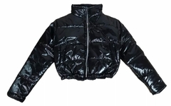 Campera Dama Puffer Charol Inflada Guata Premium Impermeable (378)