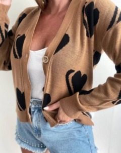 Saquito Bremmer Cardigan Mujer Hilo Estampado Premium (606) en internet