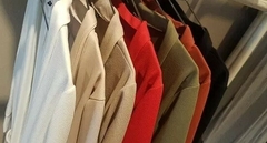 Saco Blazer Mujer Largo Entallado Dama Creppe Sastrero (6)