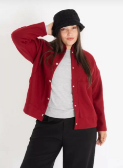Campera Abrigo Paño Oversize Camperon Mujer Premium Bakmor (377)
