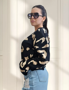Saquito Bremmer Cardigan Mujer Hilo Estampado Premium (602) en internet